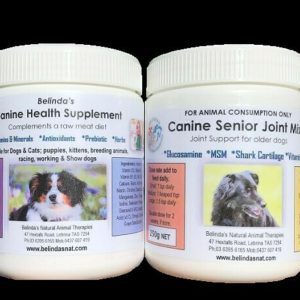 Canine Combo Inc Postage, 1 x Canine Health Supplement + 1 x Canine Senior Joint Mix